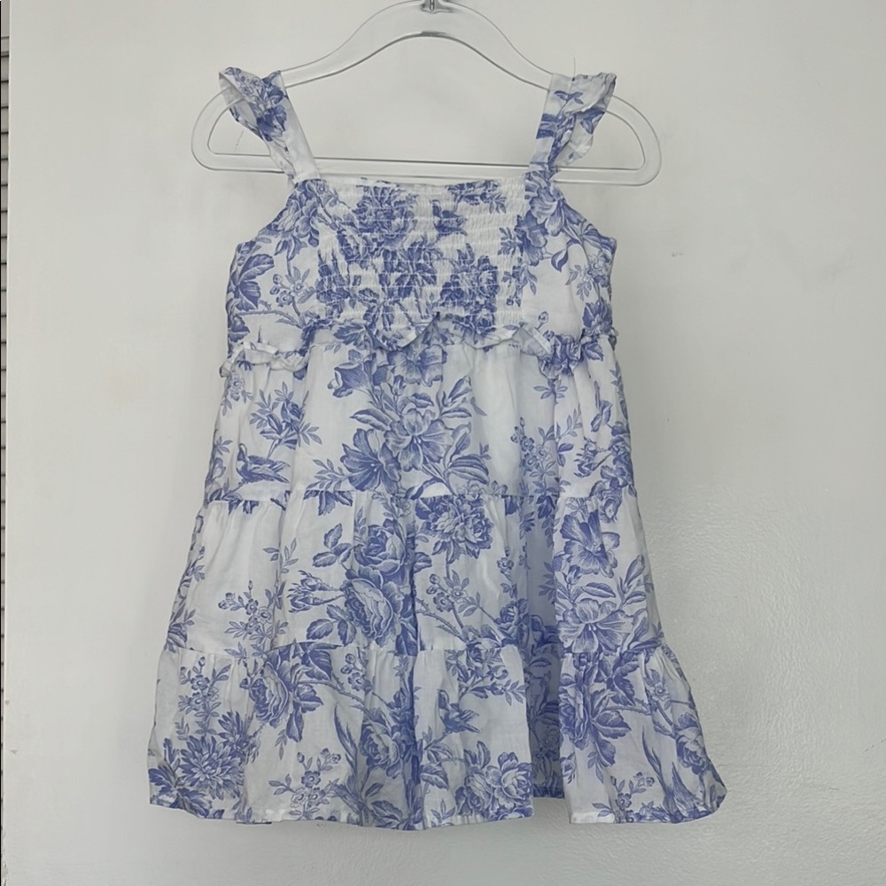 Janie and Jack Blue Floral Dress
